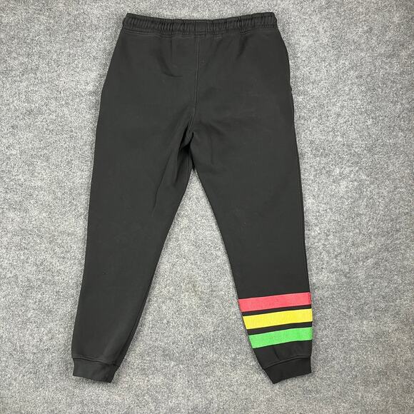 Defend Brooklyn Sweatpants Mens 2XL Black One Love Graphic Jogger Rasta Style - Picture 8 of 10